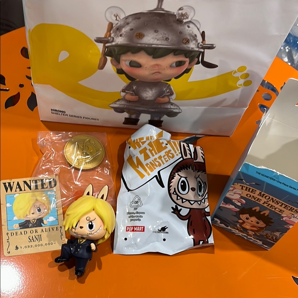 Popmart Open The Monsters One Piece Sanji Figure